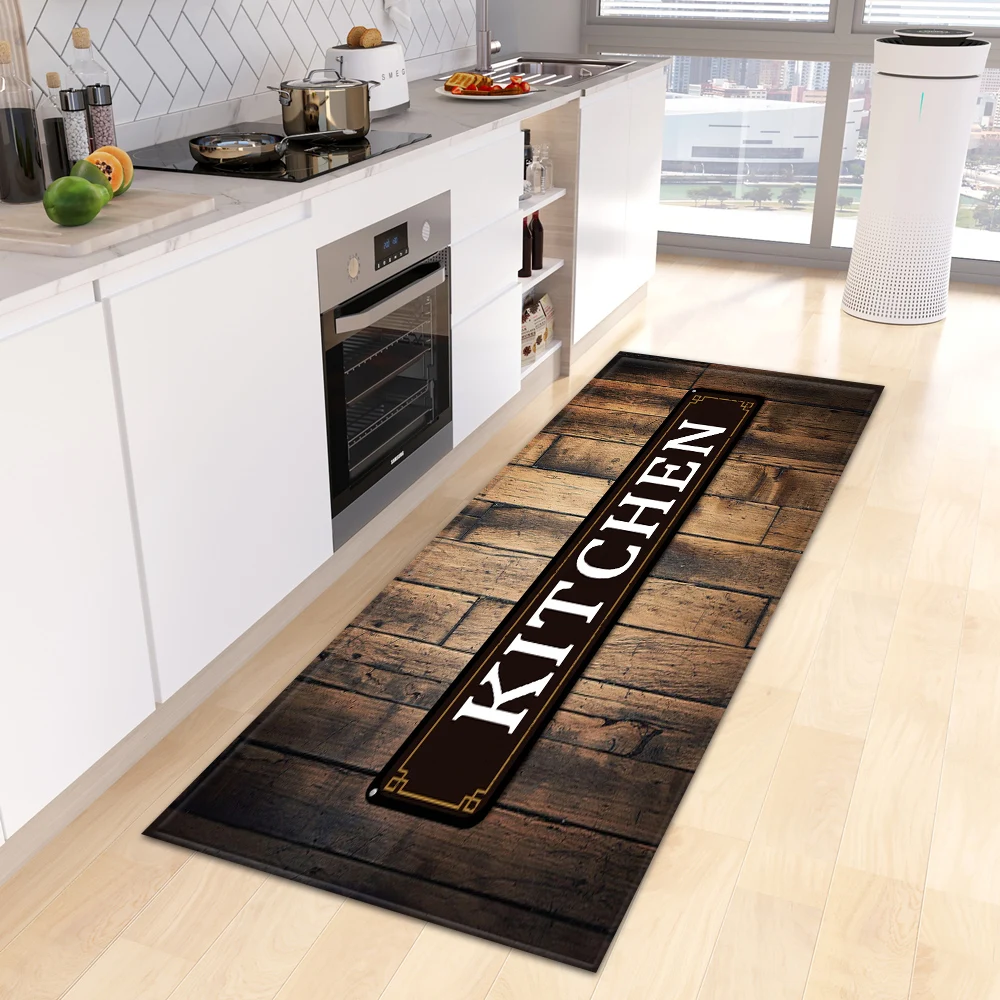 Commercial Kitchen Zones - Tapete de corredor com tema de