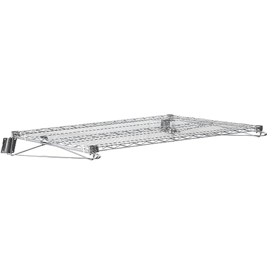 Wall Shelf Commercial Kitchen - Prateleira de Parede de Arame Cromado