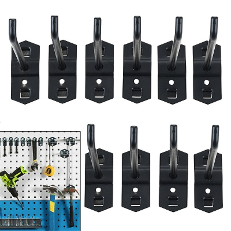 Commercial Kitchen Rack - Conjunto de 10 Ganchos de Aço