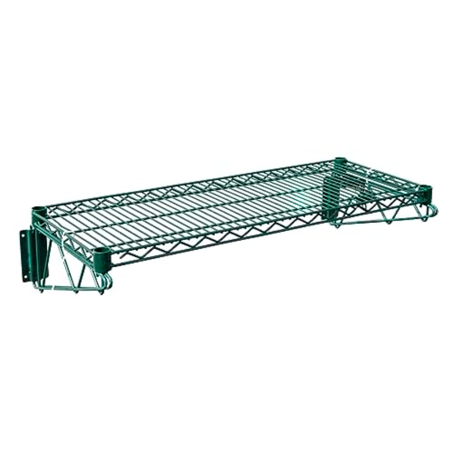 Wall Shelf Commercial Kitchen - Prateleira de Parede Verde com Revestimento