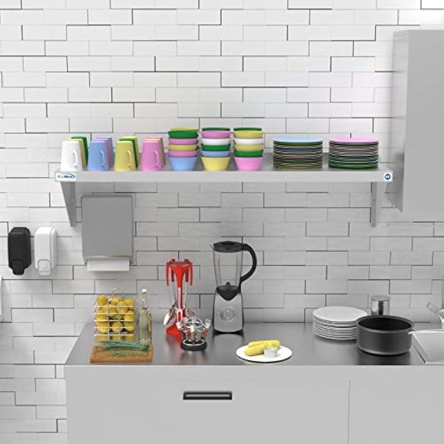 Wall Shelf Commercial Kitchen - Prateleira de Metal para Cozinha Comercial