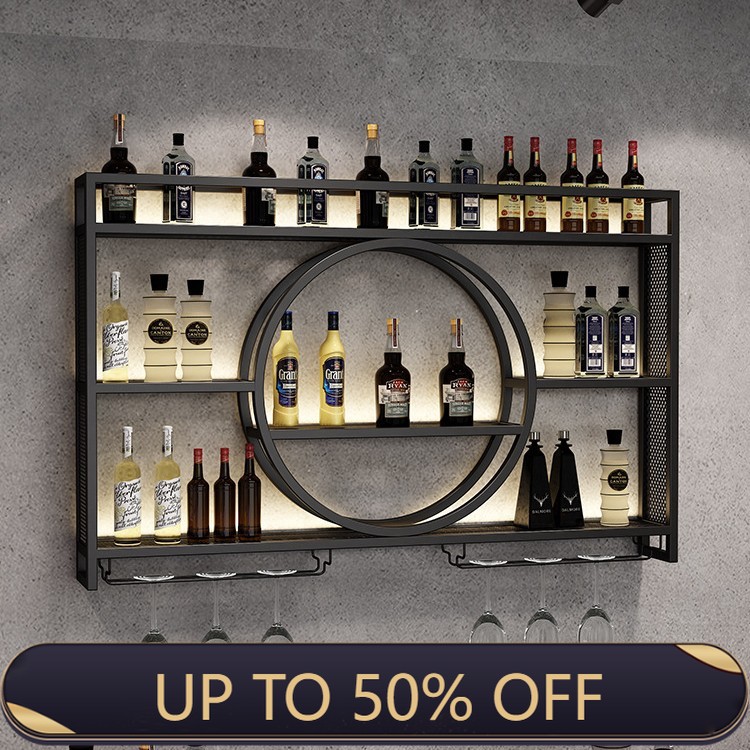 Wall Shelf Commercial Kitchen - Suporte de Parede para Garrafas de