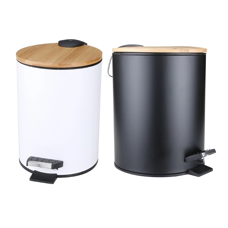 Commercial Kitchen Bin - Lixeira de Madeira com Tampa Basculante