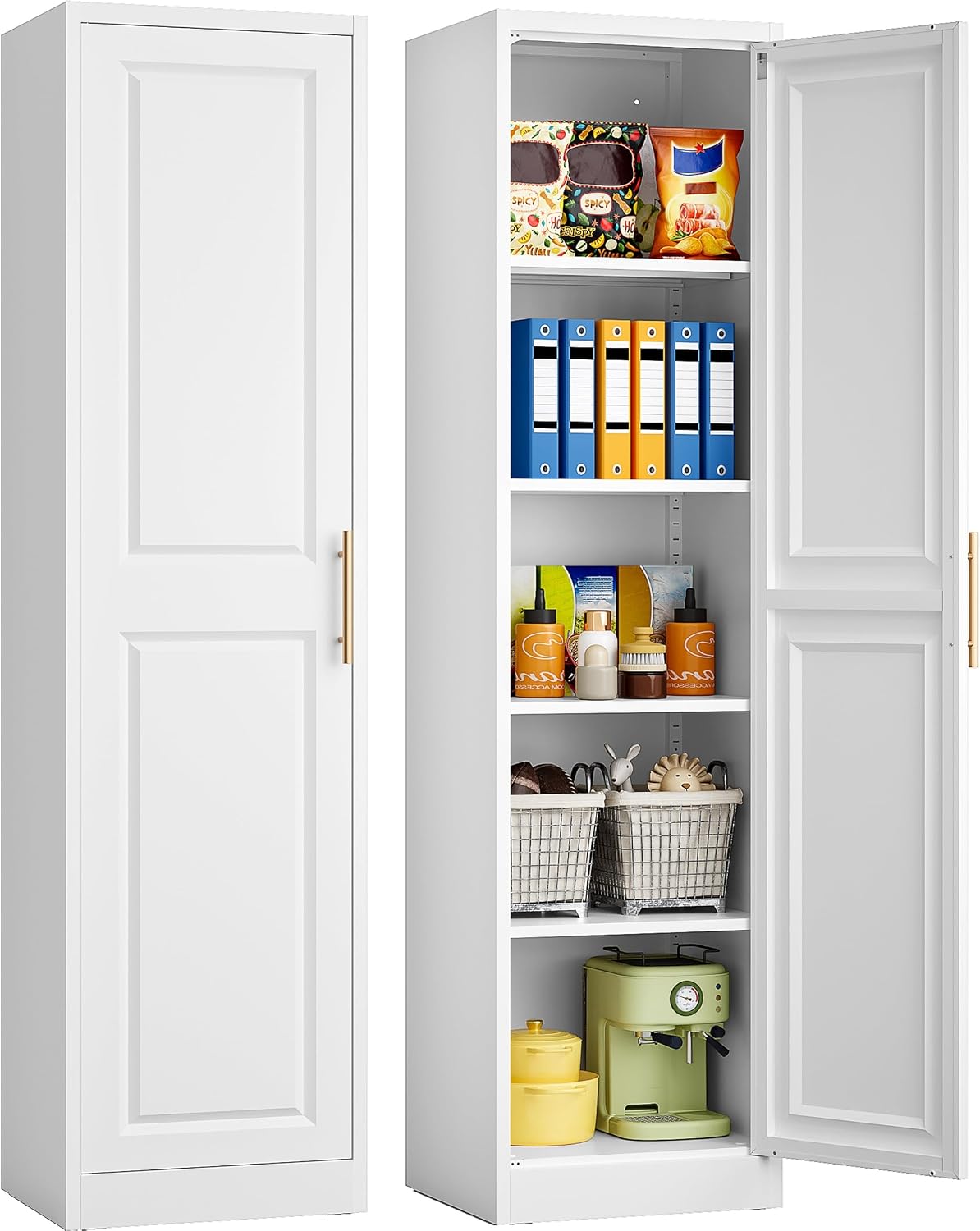 Commercial Kitchen Rack - Armário de Armazenamento Alto e Estreito