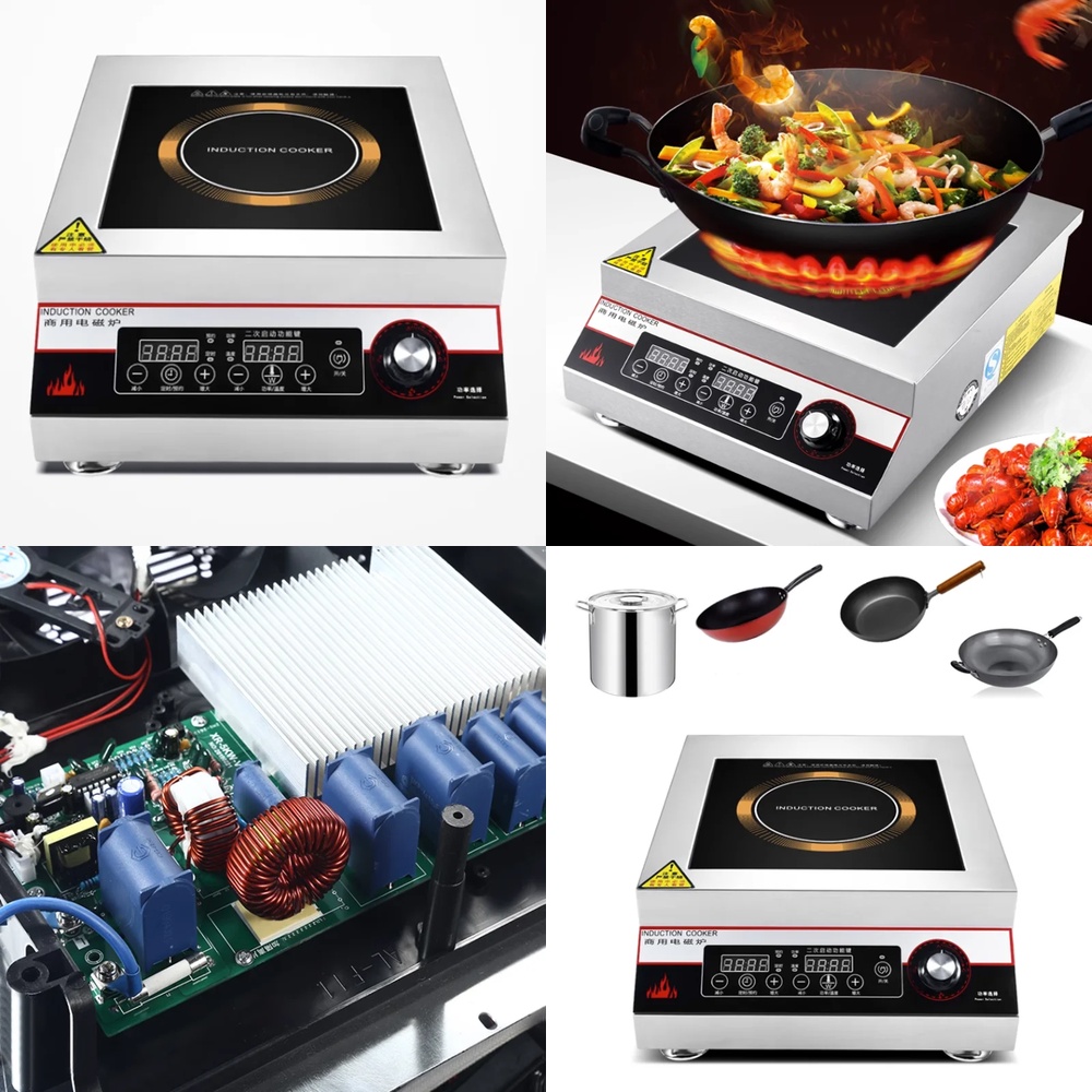 Commercial Kitchen Zones - Fogão de Indução de 5000W para