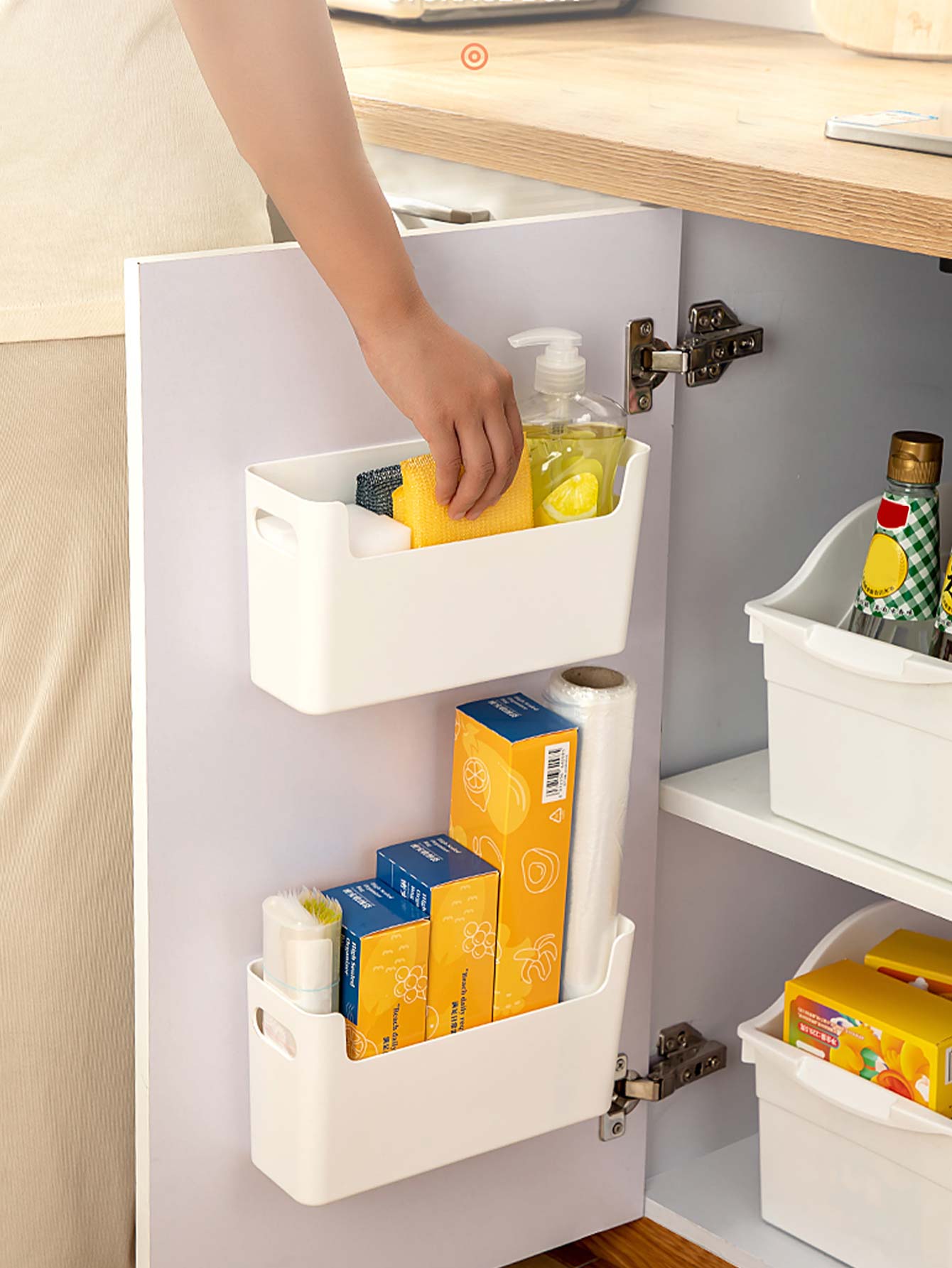 Commercial Kitchen Organiser - Organizador de Porta de Armário Sem