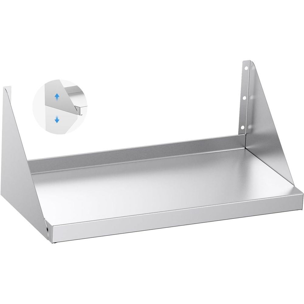 Wall Shelf Commercial Kitchen - Prateleira de Parede em Aço Inoxidável