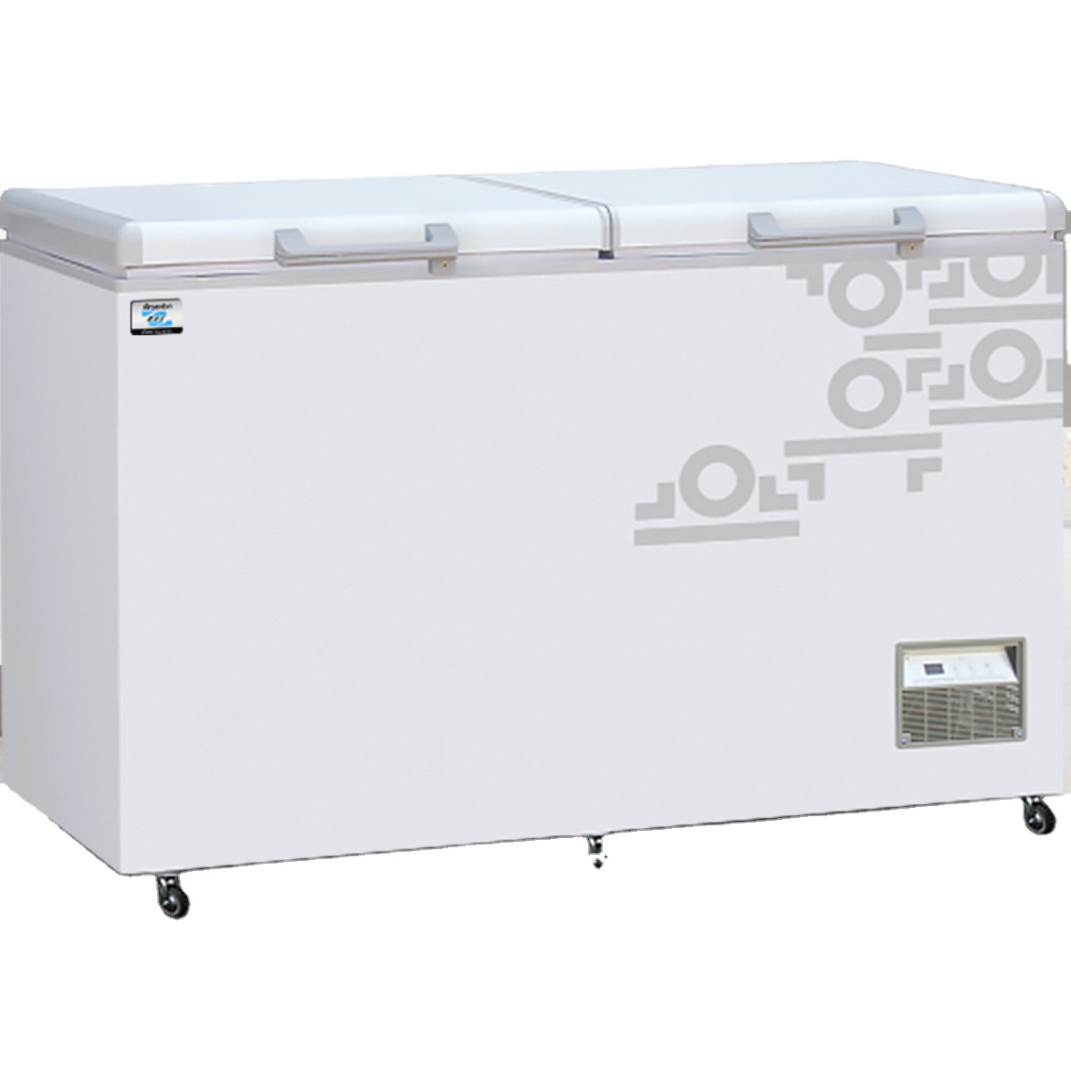 Commercial Chest Freezer - Congelador elétrico comercial de aço inoxidável