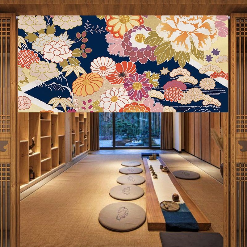 Commercial Kitchen Store - Cortina Curta de Estilo Japonês, Cortina