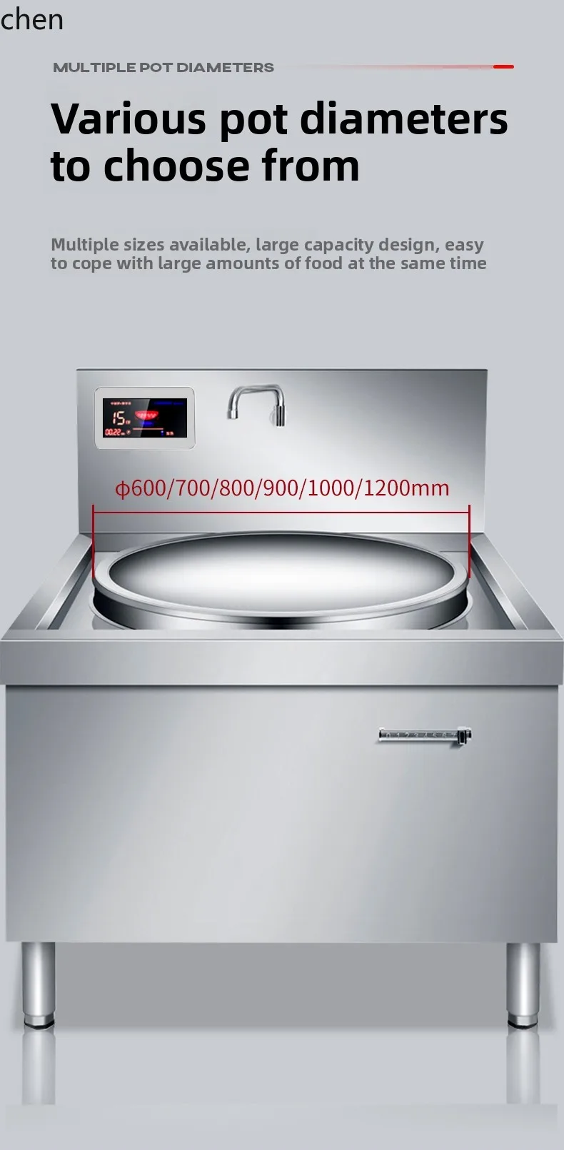 Fogão de Indução Comercial ZML - Induction Cooker Commercial avaliação e preço