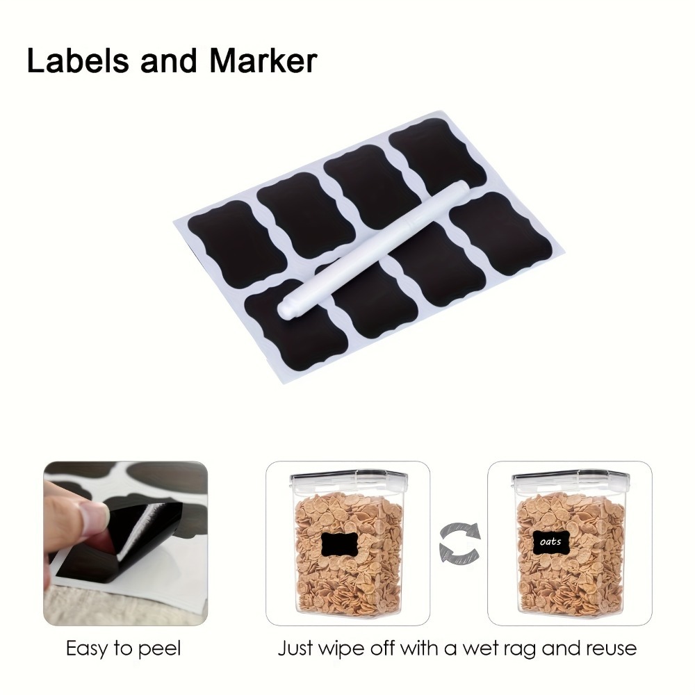 Conjunto de 24 Peças: 12 Potes - Commercial Kitchen Organiser avaliação e preço