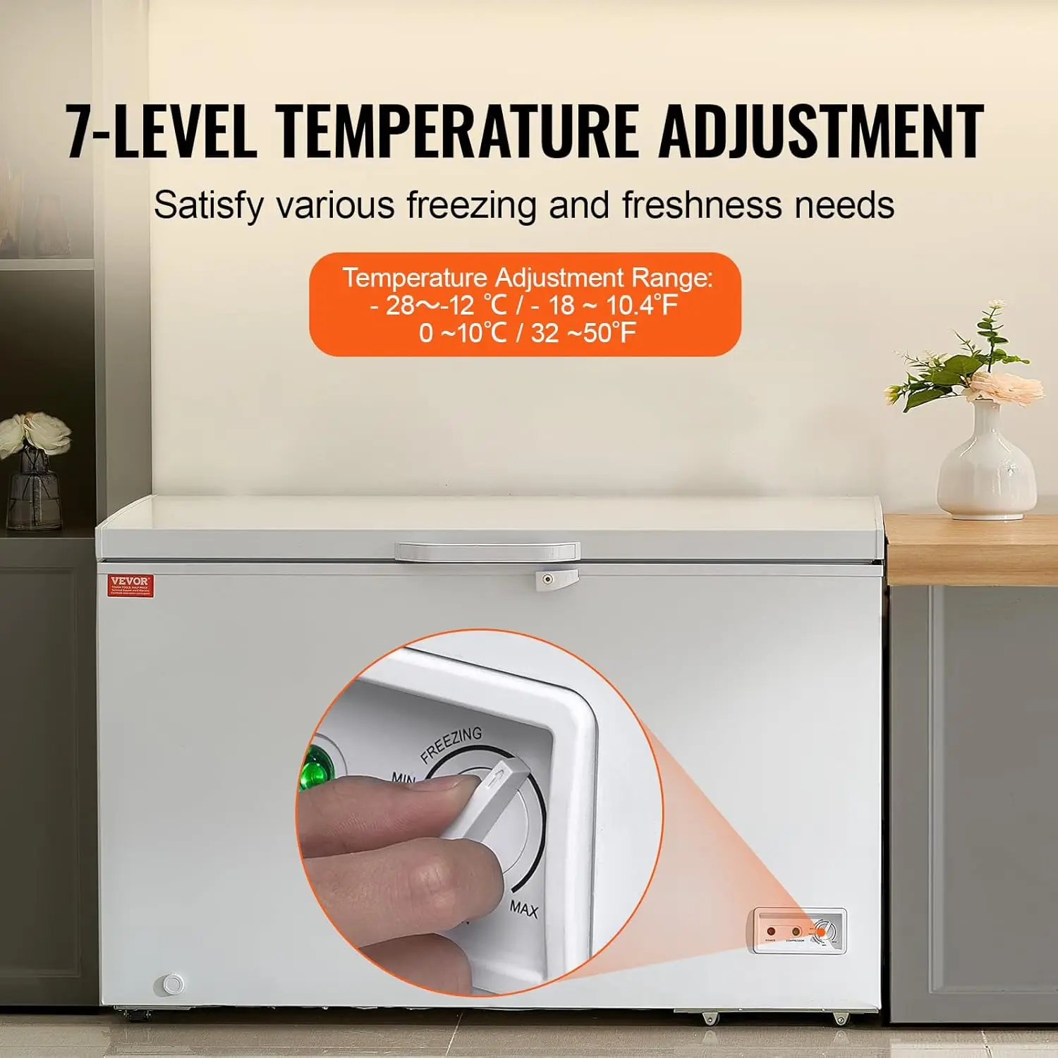 Congelador Horizontal, 12.8 Cu - Commercial Chest Freezer avaliação e preço
