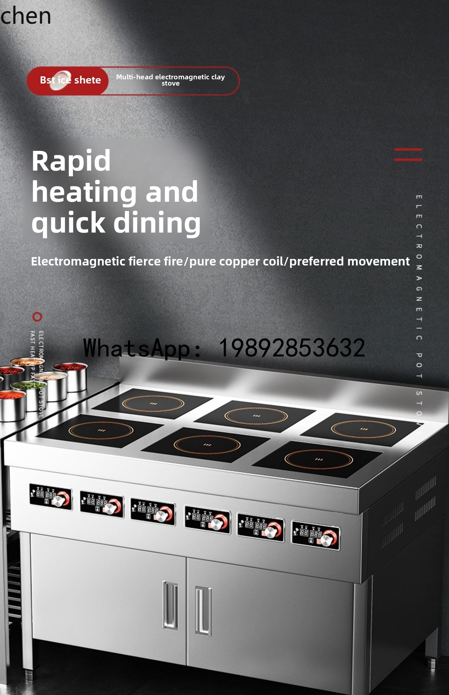 AB fogão de indução comercial  - Induction Cooker Commercial avaliação e preço