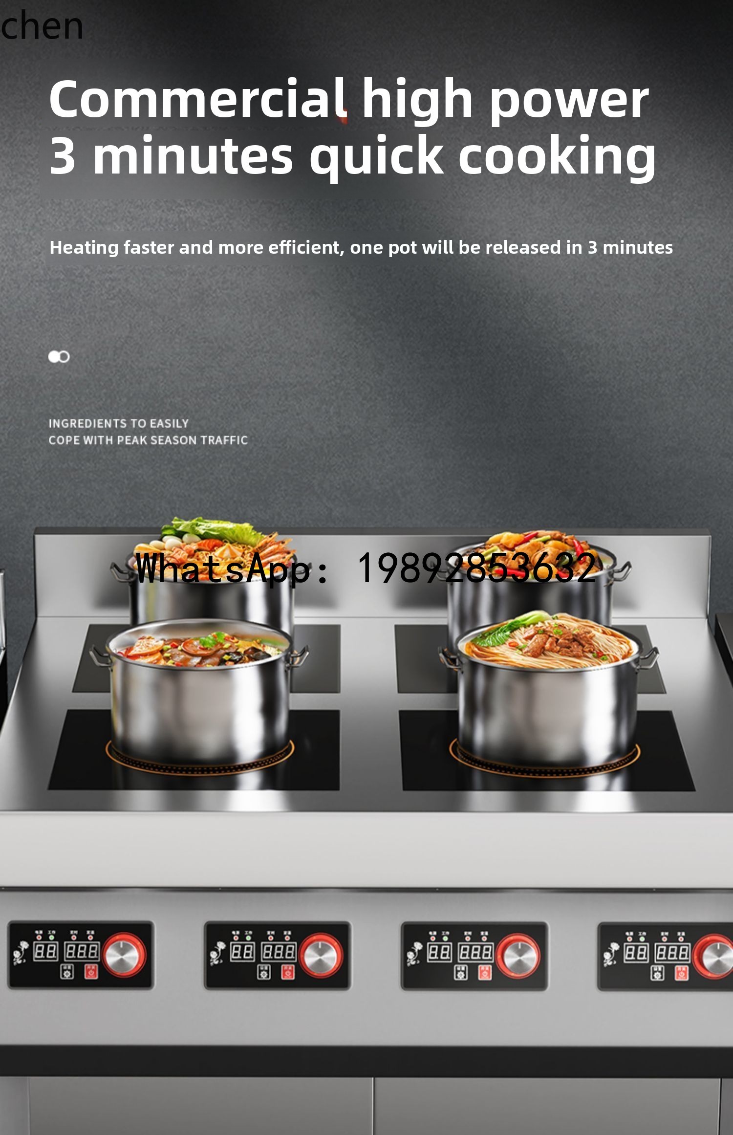AB fogão de indução comercial  - Induction Cooker Commercial avaliação e preço