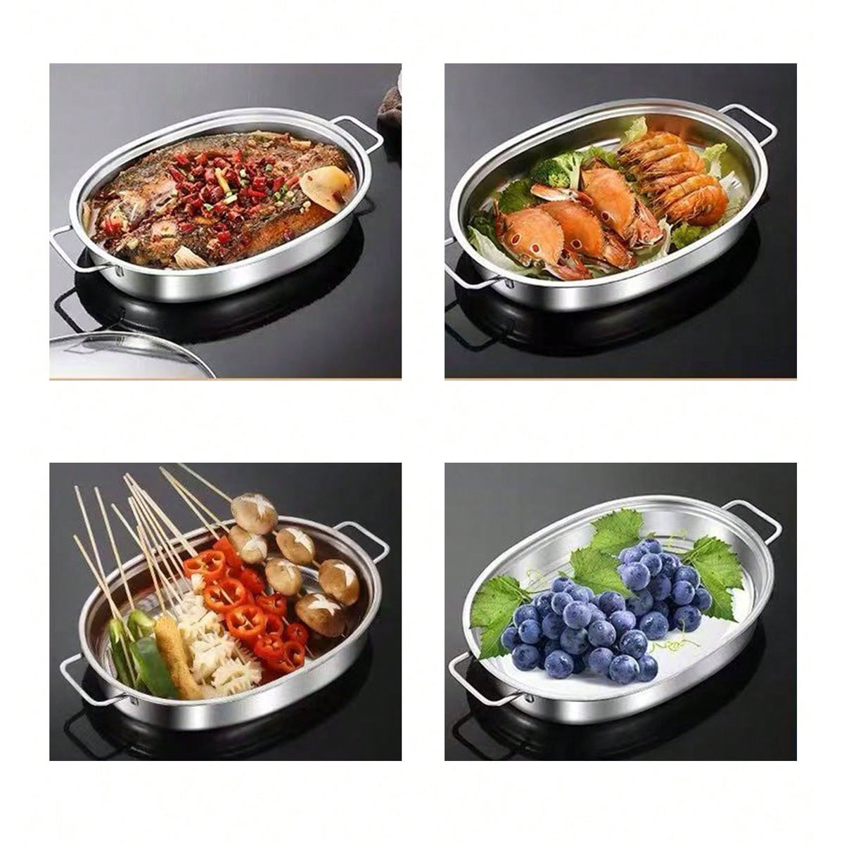 Bandeja de Aço Inoxidável com  - Induction Cooker Commercial avaliação e preço