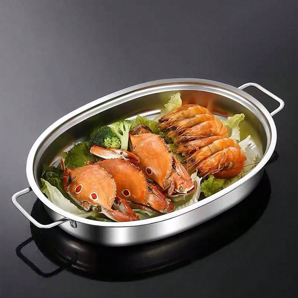Bandeja de Aço Inoxidável com  - Induction Cooker Commercial avaliação e preço