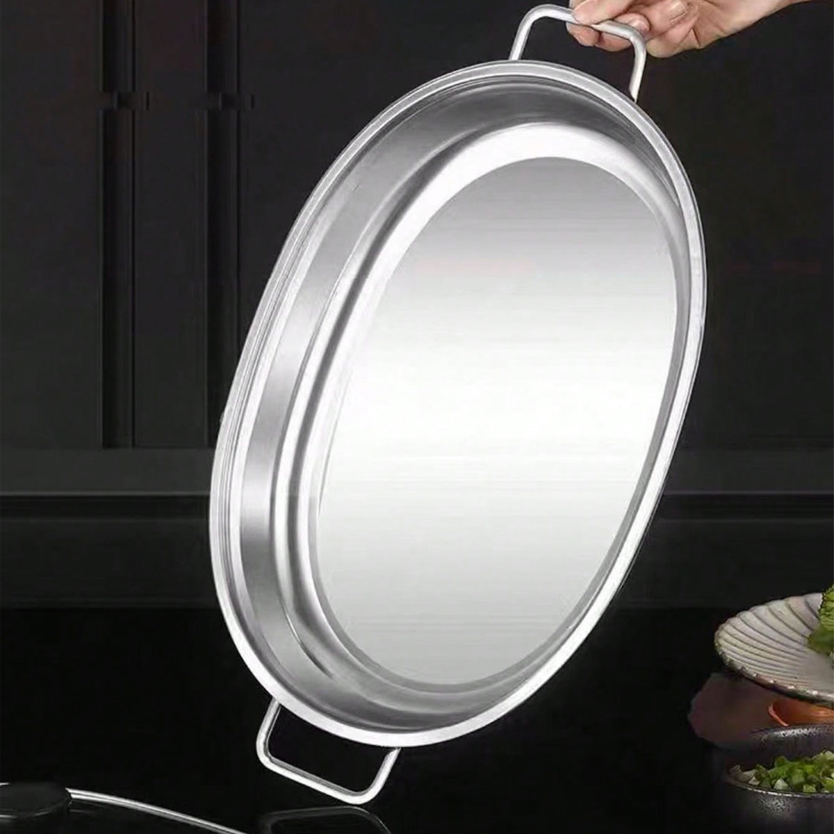Bandeja de Aço Inoxidável com  - Induction Cooker Commercial avaliação e preço