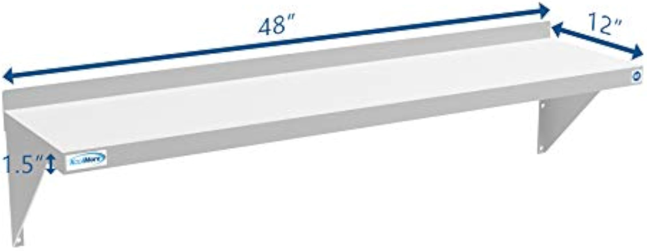 Prateleira de Metal para Cozin - Wall Shelf Commercial Kitchen avaliação e preço