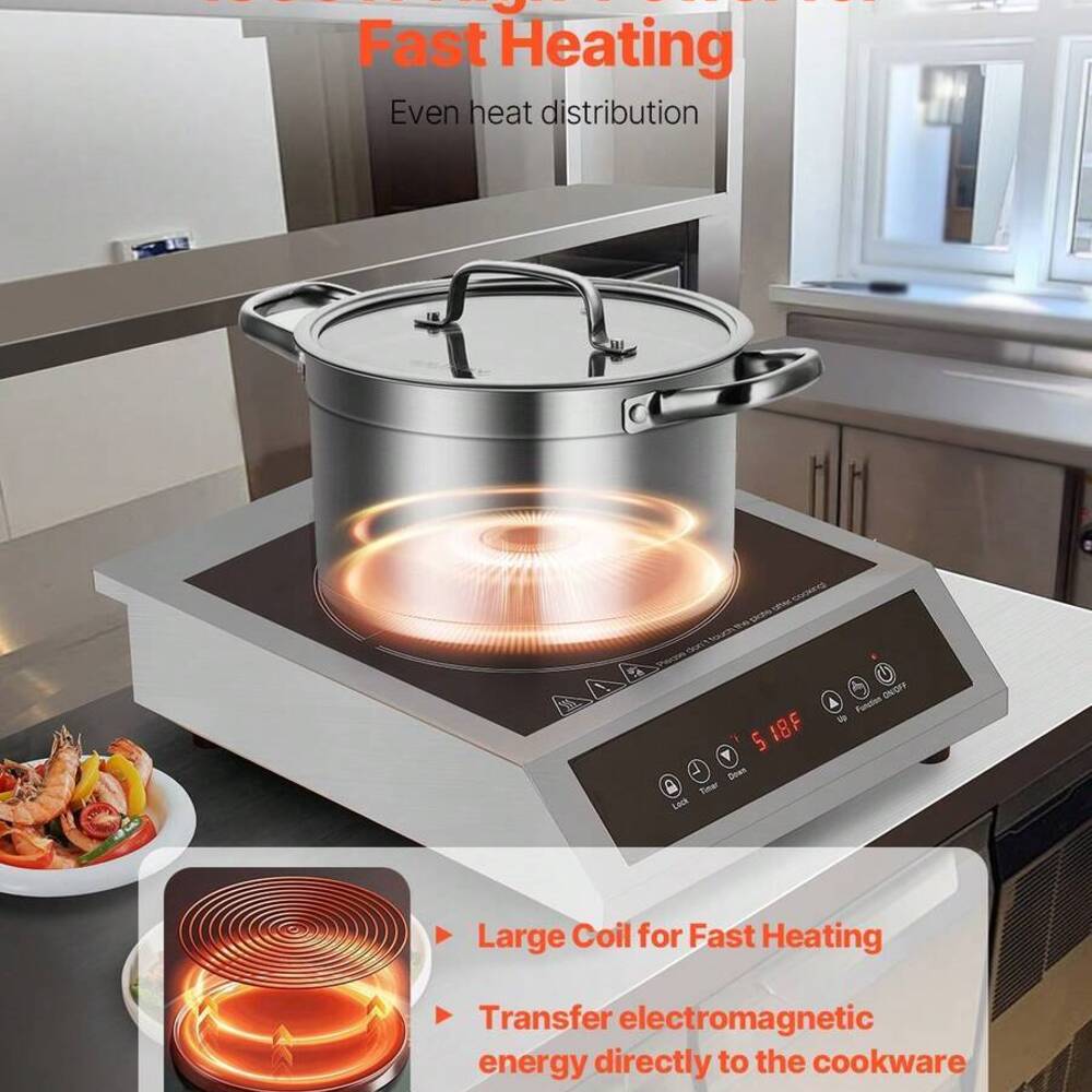 Fogão Portátil, Queimador Come - Induction Cooker Commercial avaliação e preço