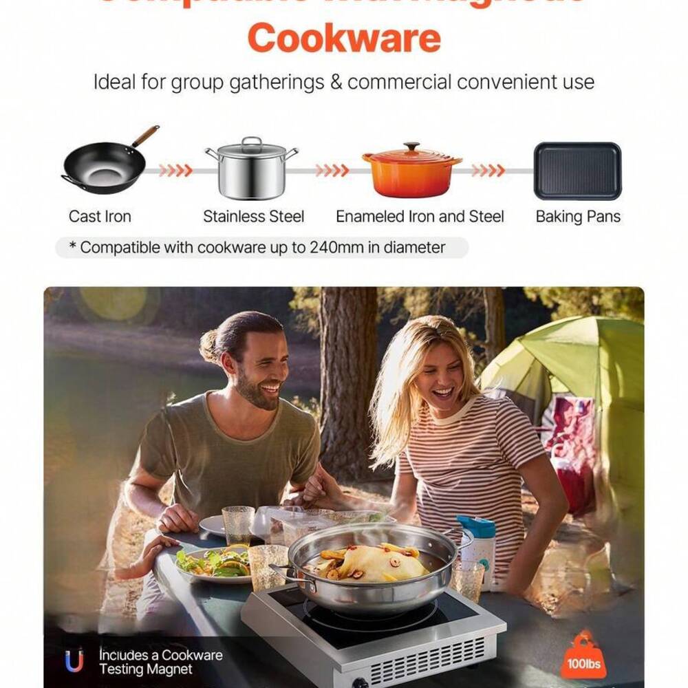 Fogão Portátil, Queimador Come - Induction Cooker Commercial avaliação e preço