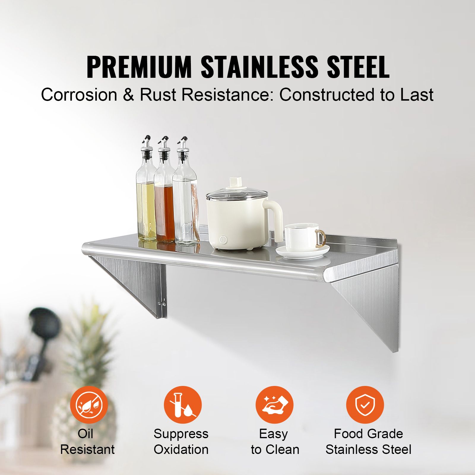 Prateleira de Aço Inoxidável d - Wall Shelf Commercial Kitchen avaliação e preço