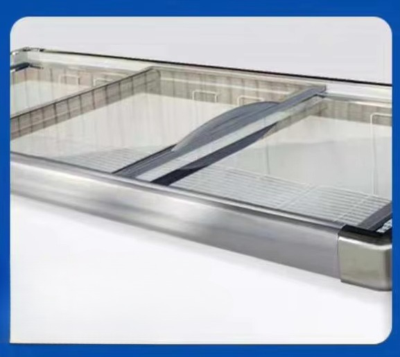 Novo congelador horizontal com - Commercial Chest Freezer avaliação e preço