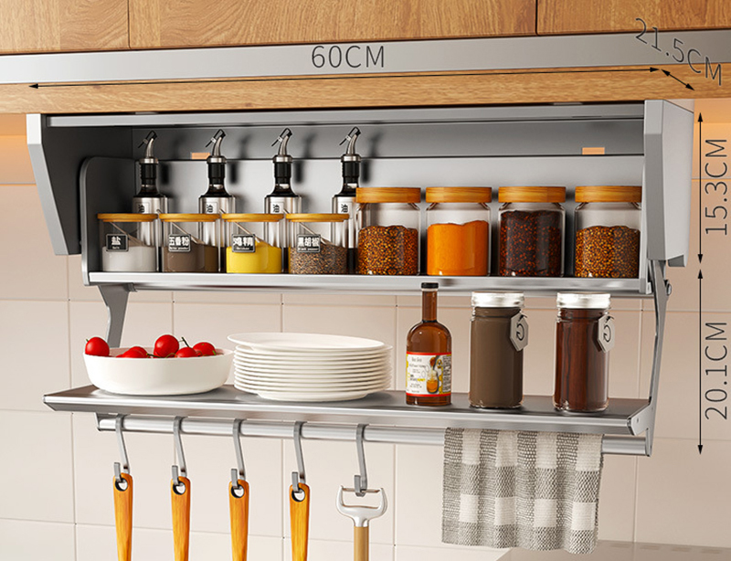 Cozinha pull-down dobrável pra - Commercial Kitchen Rack avaliação e preço